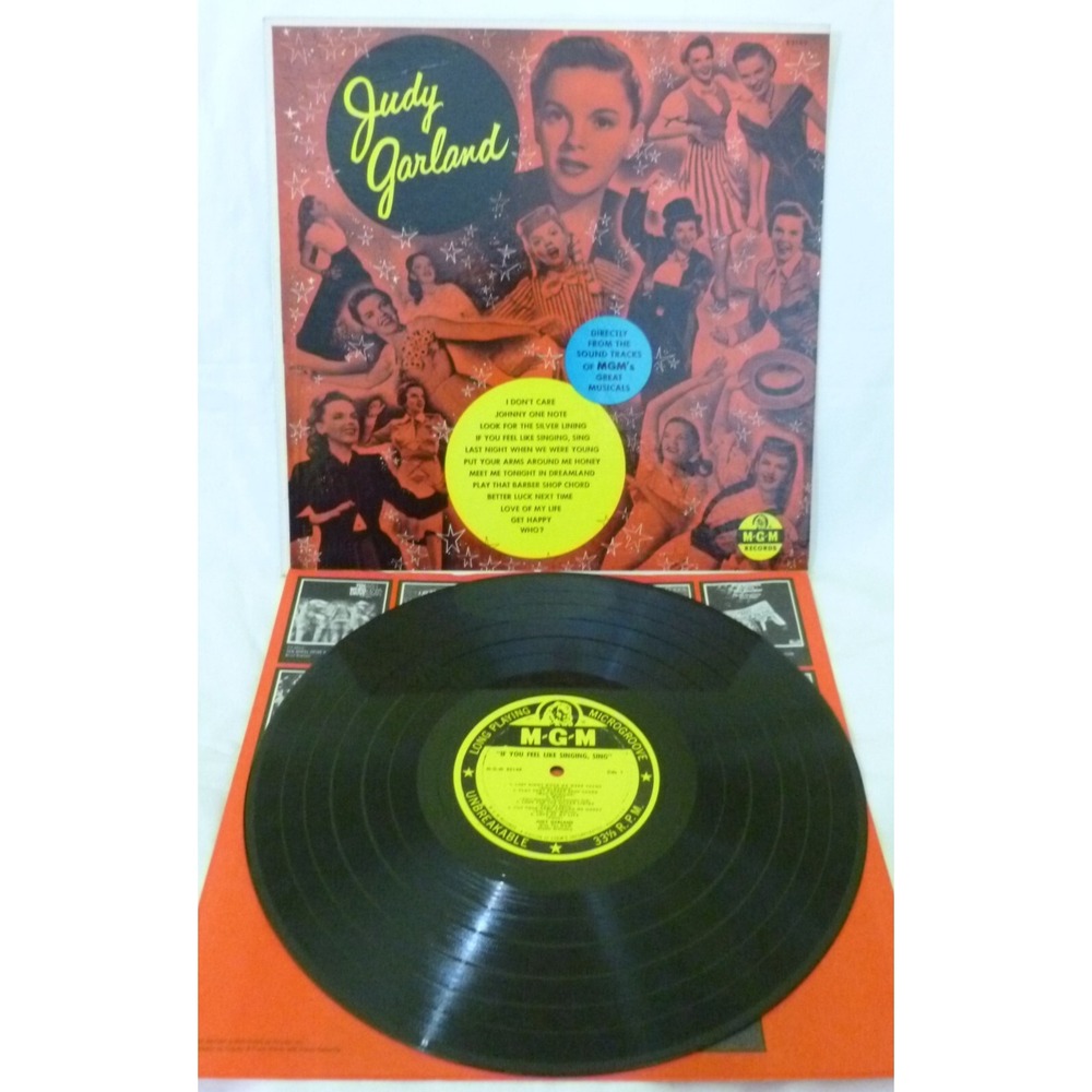Judy Garland – If You Feel Like Singing, Sing ~ Vinyl LP ~ 1954 MGM ~ E3149